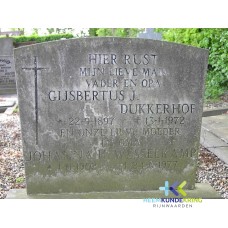 Grafstenen kerkhof Herwen Coll. HKR (289) G.J.Dukkerhof & J.H.Wesselkamp